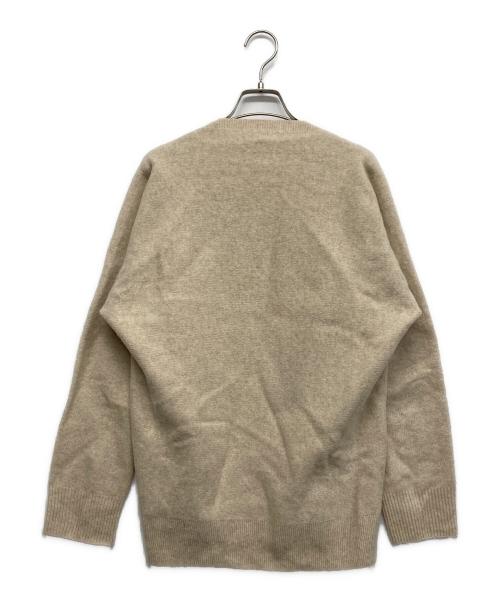 DRESSTERIOR（ドレステリア）DRESSTERIOR (ドレステリア) ウールカシミヤニットプルオーバー ベージュ サイズ:38の古着・服飾アイテム