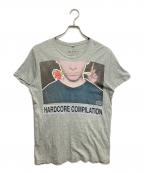 DIESELディーゼル）の古着「プリントTシャツ」｜グレー