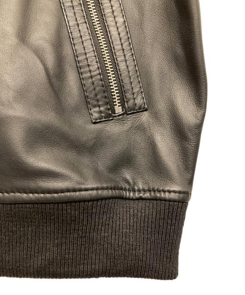 DIESEL（ディーゼル）DIESEL (ディーゼル) シープスキンジャケット ブラック サイズ:Mの古着・服飾アイテム