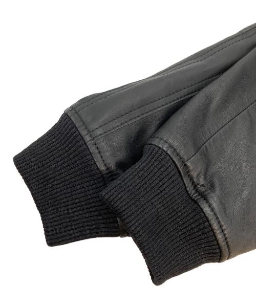 DIESEL（ディーゼル）DIESEL (ディーゼル) シープスキンジャケット ブラック サイズ:Mの古着・服飾アイテム