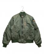 SPIEWAKスピワック）の古着「TYPE MA-1ジャケット」｜カーキ