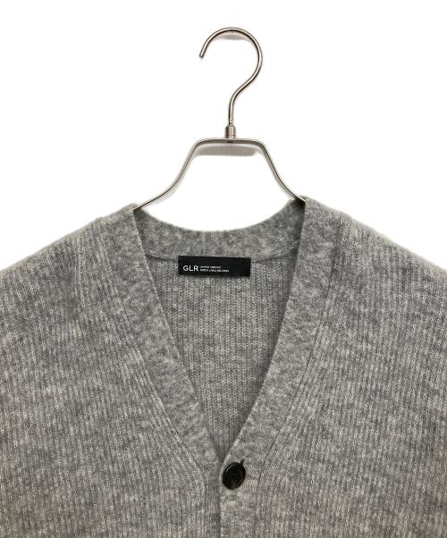 green label relaxing（グリーンレーベルリラクシング）green label relaxing (グリーンレーベルリラクシング) モヘヤ アゼ カーディガン グレー サイズ:Lの古着・服飾アイテム