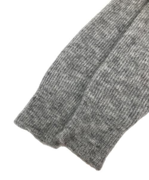 green label relaxing（グリーンレーベルリラクシング）green label relaxing (グリーンレーベルリラクシング) モヘヤ アゼ カーディガン グレー サイズ:Lの古着・服飾アイテム