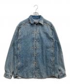 Y. PROJECTワイプロジェクト）の古着「Panelles Denim SHIRT」｜インディゴ