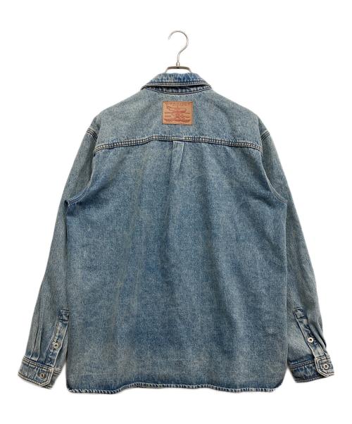 Y. PROJECT（ワイプロジェクト）Y. PROJECT (ワイプロジェクト) Panelles Denim SHIRT インディゴ サイズ:Sの古着・服飾アイテム