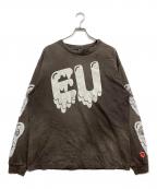 SAINT MICHAELセントマイケル）の古着「EMOTIONALLY UNAVAILABLE Shorts」｜ブラウン