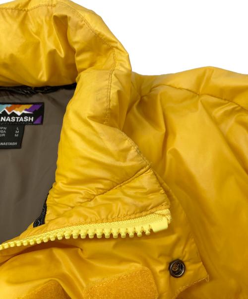 Manastash（マナスタッシュ）Manastash (マナスタッシュ) 4WAY DOWN JACKET イエロー サイズ:Lの古着・服飾アイテム