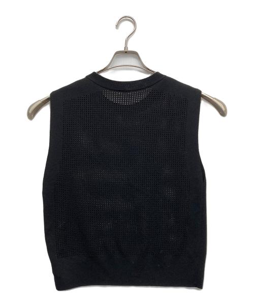 IENA（イエナ）IENA (イエナ) アイレットニットベスト ブラック サイズ:記載無の古着・服飾アイテム