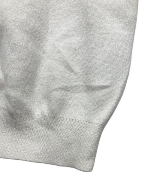 CABAN（キャバン）CABaN (キャバン) コットンカシミヤ クルーネックカーディガン アイボリー サイズ:Sの古着・服飾アイテム