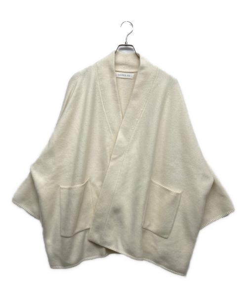 GALERIE VIE（ギャルリーヴィー）GALERIE VIE (ギャルリーヴィー) ラムズウール ガウンジャケット ホワイト サイズ:Fの古着・服飾アイテム