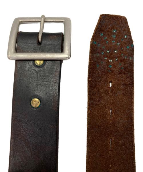 htc（エイチティーシー）HTC (エイチティーシー) ターコイズスタッズベルト ネイビーの古着・服飾アイテム