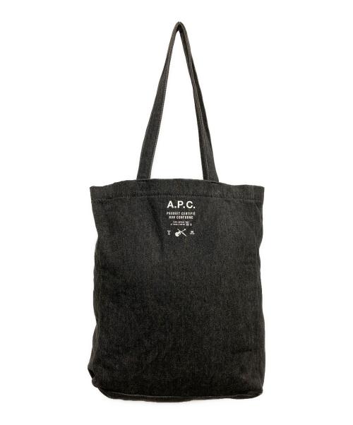 A.P.C.（アーペーセー）A.P.C. (アーペーセー) デニムトートバッグ インディゴの古着・服飾アイテム