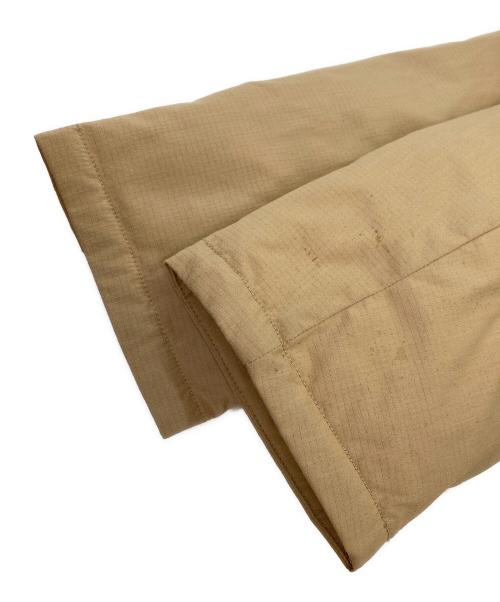 NANGA（ナンガ）NANGA (ナンガ) ヒノックリップストップインナーダウンロングカーディガン ベージュ サイズ:Lの古着・服飾アイテム