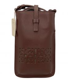 genten（ゲンテン）の古着「ボールドカットワーク スマホショルダー」｜ブラウン