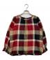 BLUE LABEL CRESTBRIDGE（ブルーレーベルクレストブリッジ）の古着「チェックブラウス」｜レッド