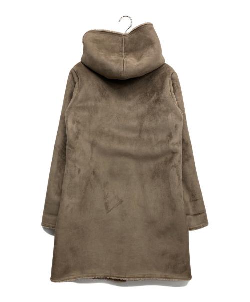 INDIVI（インディヴィ）INDIVI (インディヴィ) フェイクムートンコート ブラウン サイズ:40の古着・服飾アイテム