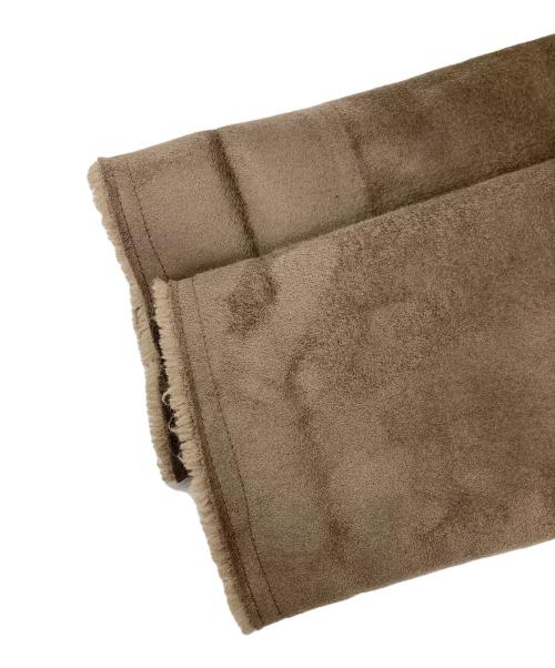 INDIVI（インディヴィ）INDIVI (インディヴィ) フェイクムートンコート ブラウン サイズ:40の古着・服飾アイテム