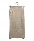 Plageプラージュ）の古着「アサストレッチタイトスカート」｜ベージュ