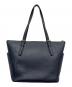 MICHAEL KORS (マイケル・コース) Jet Set saffiano leather tote ネイビー：9000円