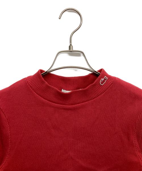 LACOSTE（ラコステ）LACOSTE (ラコステ) コットンカットソー ピンク サイズ:36の古着・服飾アイテム