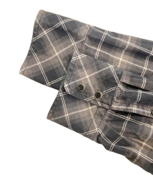 DIESEL（ディーゼル）DIESEL (ディーゼル) チェックシャツ ブラック サイズ:Mの古着・服飾アイテム