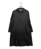 Aquascutumアクアスキュータム）の古着「ウール混コート」｜ブラック