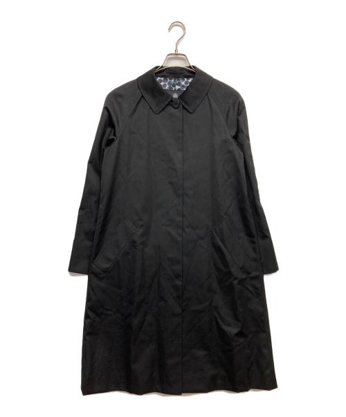 Aquascutum（アクアスキュータム）Aquascutum (アクアスキュータム) ウール混コート ブラック サイズ:10の古着・服飾アイテム