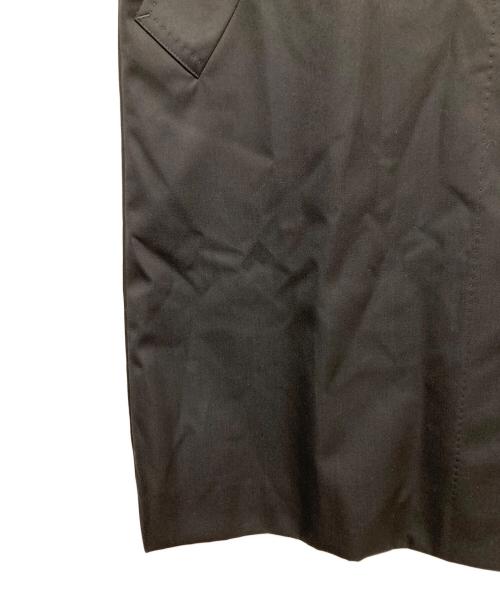 Aquascutum（アクアスキュータム）Aquascutum (アクアスキュータム) ウール混コート ブラック サイズ:10の古着・服飾アイテム