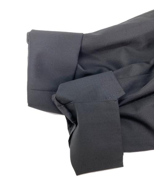 Aquascutum（アクアスキュータム）Aquascutum (アクアスキュータム) ウール混コート ブラック サイズ:10の古着・服飾アイテム