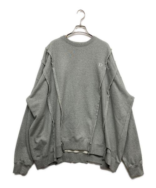 DISCOVERED（ディスカバード）DISCOVERED (ディスカバード) 再構築スウェット グレー サイズ:3の古着・服飾アイテム