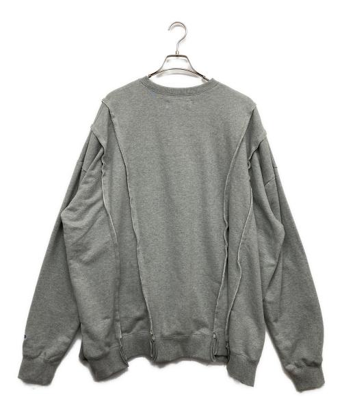DISCOVERED（ディスカバード）DISCOVERED (ディスカバード) 再構築スウェット グレー サイズ:3の古着・服飾アイテム