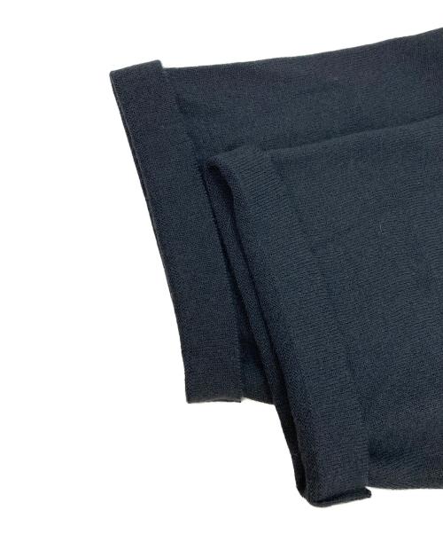 AURALEE（オーラリー）AURALEE (オーラリー) HARD TWIST CASHMERE KNIT TEE ブラック サイズ:5の古着・服飾アイテム