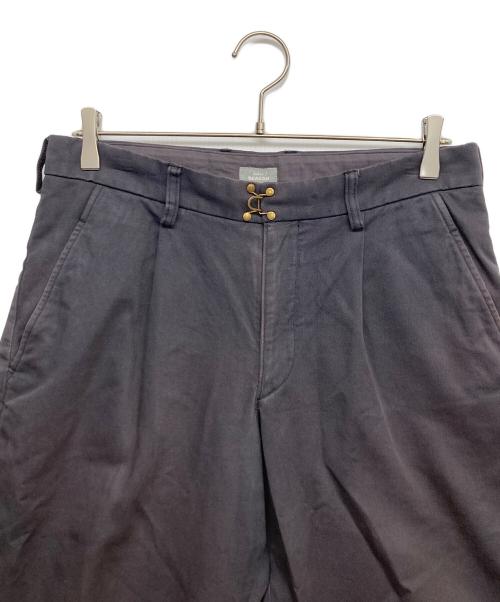 kolor/BEACON（カラービーコン）kolor/BEACON (カラービーコン) 染めパッカリングパンツ ブラウン サイズ:2の古着・服飾アイテム