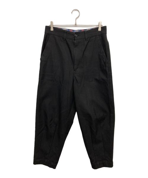 COMME des GARCONS JUNYA WATANABE MAN（コム デ ギャルソン ジュンヤ ワタナベ マン）COMME des GARCONS JUNYA WATANABE MAN (コム デ ギャルソン ジュンヤ ワタナベ マン) テーパードパンツ ブラック サイズ:ｓの古着・服飾アイテム