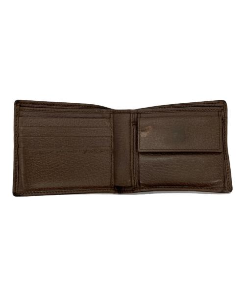GUCCI（グッチ）GUCCI (グッチ) 2つ折り財布 ブラウンの古着・服飾アイテム