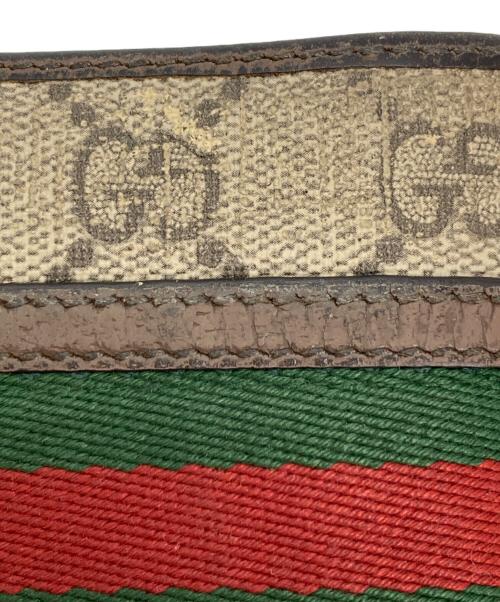 GUCCI（グッチ）GUCCI (グッチ) 2つ折り財布 ブラウンの古着・服飾アイテム