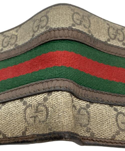 GUCCI（グッチ）GUCCI (グッチ) 2つ折り財布 ブラウンの古着・服飾アイテム