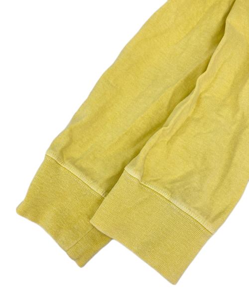stussy（ステューシー）stussy (ステューシー) How We're Livin' Pigment Dyed LS Tee イエロー サイズ:Mの古着・服飾アイテム