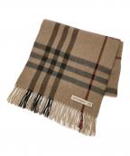BURBERRY LONDONバーバリーロンドン）の古着「カシミヤマフラー」｜ブラウン