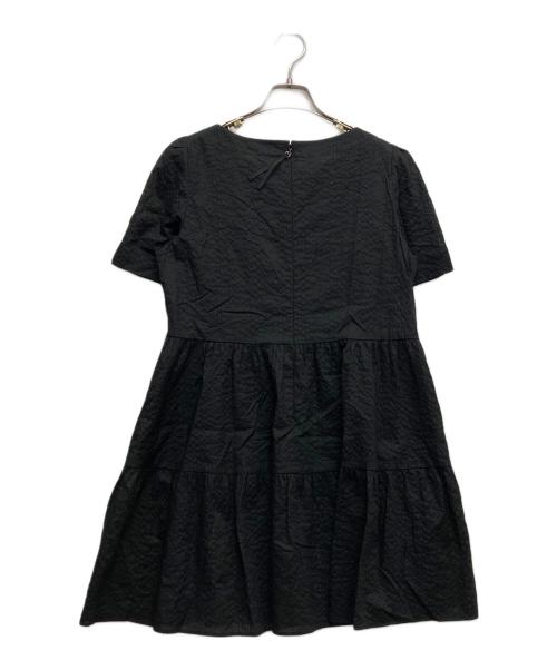TO BE CHIC（トゥービーシック）TO BE CHIC (トゥービーシック) 半袖ワンピース ブラック サイズ:40の古着・服飾アイテム