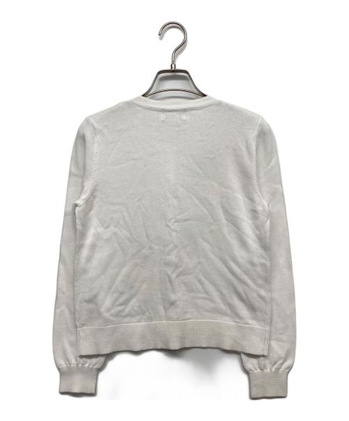 Kate Spade（ケイトスペード）Kate Spade (ケイトスペード) クルーネックカーディガン ホワイト サイズ:不明の古着・服飾アイテム