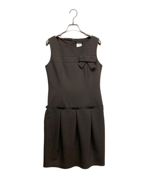 Rene basic（ルネベーシック）Rene basic (ルネベーシック) ノースリーブワンピース ブラウン サイズ:36の古着・服飾アイテム