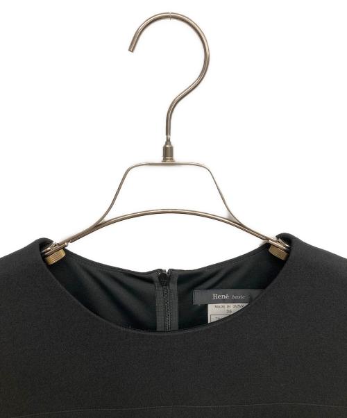 Rene basic（ルネベーシック）Rene basic (ルネベーシック) ノースリーブワンピース ブラック サイズ:36の古着・服飾アイテム