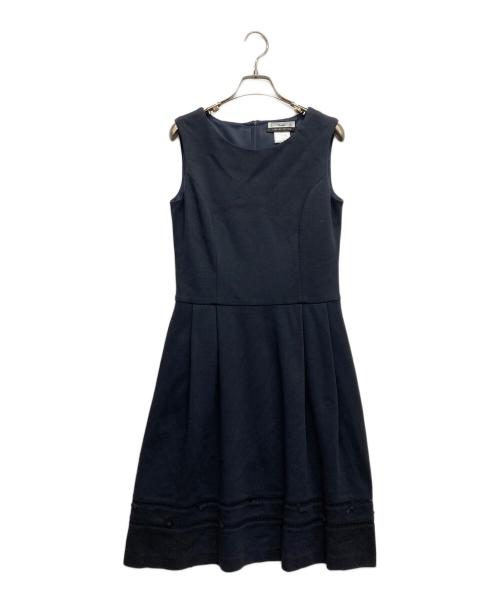 Rene（ルネ）Rene (ルネ) ノースリーブワンピース ネイビー サイズ:36の古着・服飾アイテム