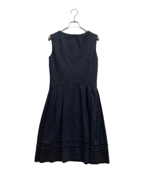Rene（ルネ）Rene (ルネ) ノースリーブワンピース ネイビー サイズ:36の古着・服飾アイテム