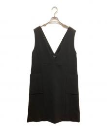 TO BE CHIC（トゥービーシック）の古着「ノースリーブワンピース」｜ブラック