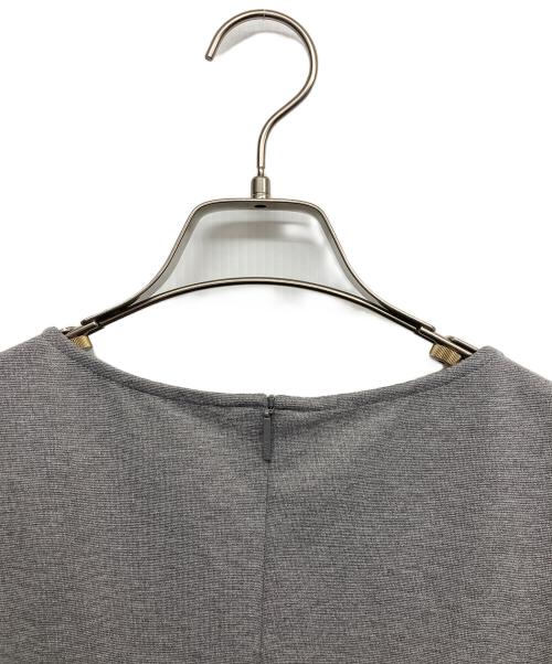 Rene basic（ルネベーシック）Rene basic (ルネベーシック) 裾フリルワンピース グレー サイズ:36の古着・服飾アイテム