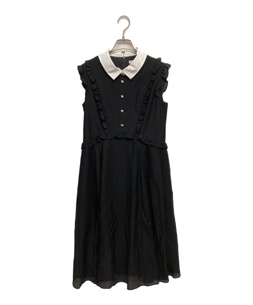 Rene（ルネ）Rene (ルネ) ノースリーブワンピース ブラック サイズ:36の古着・服飾アイテム