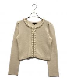 TO BE CHIC（トゥービーシック）の古着「ニットジャケット」｜ベージュ