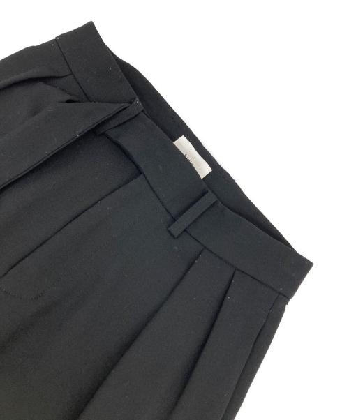 Lui's（ルイス）Lui's (ルイス) ツータックパンツ ブラック サイズ:Sの古着・服飾アイテム